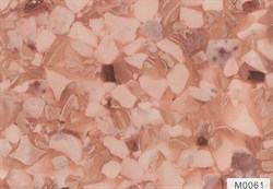 M0061 D&B 67.5 см/8 м мрамор розовые камни - фото 10425