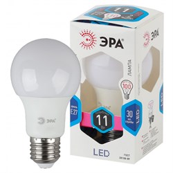 Лампа светодиодная  ЭРА LED smd A60-11w-840-E27 4000К - фото 11030