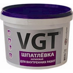 Шпатлевка для внутренних работ VGT 7,5кг - фото 24369