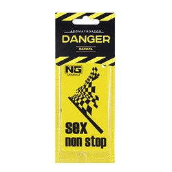 NEW GALAXY ароматизатор бумажный Danger/Sex non stop, ваниль - фото 25626