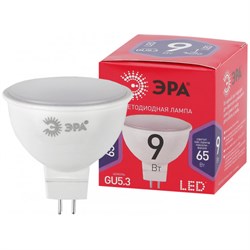 Лампа светодиодная  ЭРА LED smd MR16- 9w-865-GU5.3 R 6500К - фото 27957