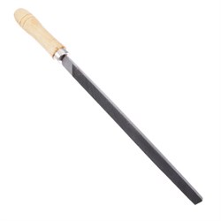 Напильник 200мм ЕРМАК с деревянной ручкой трехгранный - фото 29129