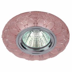 Светильник DK LD5 PK/WH ЭРА декор со светодиодной подсветкой MR16, розовый