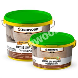ZERWOOD STD АНТИСЕПТИК состав для защиты торцов древесины 2,5кг (4шт) - фото 33211