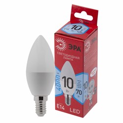 Лампа светодиодная  ЭРА LED smd B35-10w-840-E14 R 4000К - фото 33323