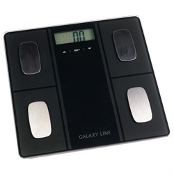 Весы электронные напольные многофункциональные GALAXY LINE GL4854 черные - фото 33936