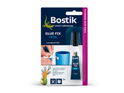 Секундный клей гель Bostik GLUE FIX 3г (12шт/уп) - фото 34840