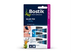 Секундный клей гель Bostik GLUE FIX 3х1гр - фото 35223