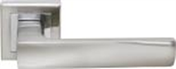 Ручка дверная Rucetti RAP 14-S SN/CP-IND,цвет-бел.никель/хром - фото 35669