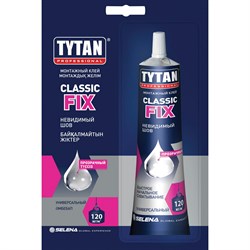 Клей монтажный  TYTAN  Classic Fix прозрачный туба 100мл (10шт) - фото 35958