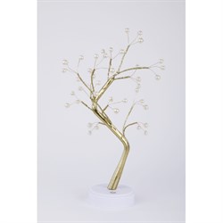 Светодиодная новогодняя фигура ЭРА ЕGNID - 36W дерево жемчужное 36 LED - фото 36029