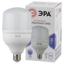 Лампа светодиодная  ЭРА LED smd POWER- 30w-6500-E27  T100 (20шт/уп) - фото 36500