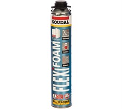 Пена профессиональная SOUDAL FLEXI пистолетная летняя (+5) 750 мл (12шт/уп) - фото 37887