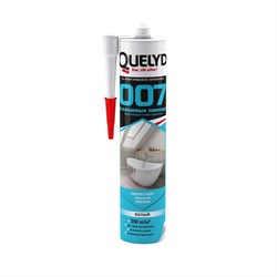 Клей-герметик    Quelyd  007 белый для влажных помещений 460г (20шт) - фото 38438