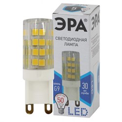 Лампа светодиодная  ЭРА LED JCD-5w-CER-840-G9 4000К - фото 38565