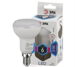 Лампа светодиодная  ЭРА LED R50-6w-840-E14 4000К - фото 38580