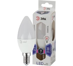 Лампа светодиодная  ЭРА LED smd B35- 7w-860-E14 6500К - фото 38586