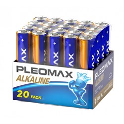 Элемент питания Pleomax LR03-20 bulk  Alkaline (ААА, мизинчиковые) (20шт/уп) - фото 39548