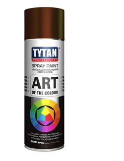 8017 Эмаль аэрозольная TYTAN Professional Art Of The Colour коричневая 400 мл - фото 43657