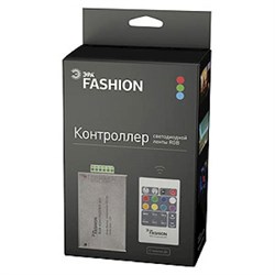 Контроллер для RGB ленты на 12V ЭРА RGBcontroller-12-A01-RF,даль пульт -10м (144вт)
