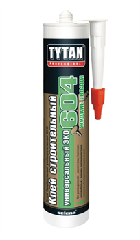 Клей монтажный  TYTAN  №604 строительный универсальный, белый 440 гр., (12шт) - фото 47097