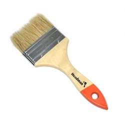 Кисть плоская нат. щетина 125мм с дер. ручкой ЕРМАК Стандарт - фото 49465