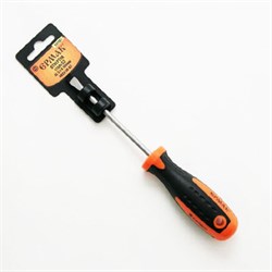 Отвертка SL 5,5x100мм(-) ЕРМАК шлицевая с двукомп. ручкой