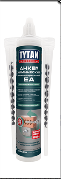Химический анкер  TYTAN  EA эпокси-акрилатный двухкомпонентный (без стирола) 300мл (6шт) серый - фото 52095