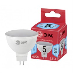 Лампа светодиодная  ЭРА LED smd MR16- 5w-840-GU5.3 ECO 4000К - фото 6318