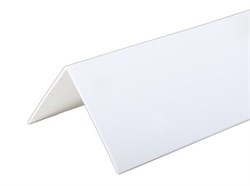Угол 60х60 мм белый 2,7 м (25шт/уп) У60 001 БЕЛ