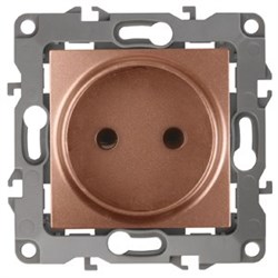12-2105-14 ЭРА Розетка 2P,16A-250В, IP20, Эра12, медь  Б0019337