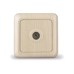 Розетка телевизионная одноместная "UNIVersal" серия "Олимп", о/у, тупиковая, 75Ом, ч/д 4-2400Мгц, со 5560889