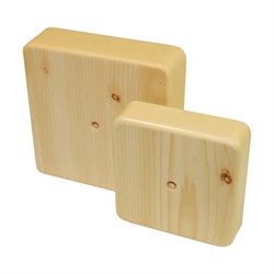 Коробка распаячная 100х100х30 (без клеммы) сосна IP40 ЭРА Б0031182