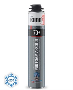 Пена профессиональная KUDO PROFF 70+ ARKTIKA NORD  зимняя (-25) 1000мл  (12шт) KUPP10WN70+
