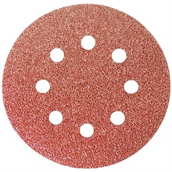 Круг абразивный под "липучку" перфорированный 125мм Р 80 "Santool" (10шт) 060202-125-080