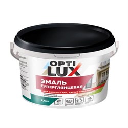 Эмаль Оптилюкс акриловая Суперглянцевая 2,6кг(4шт) 22481