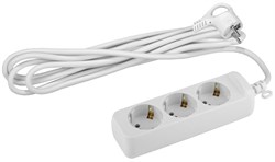 U-3e-1,5m-3x1 с заземлением 3 розетки 1,5м ПВС 3x1мм2 16А Удлинитель ЭРА Б0028369 - фото 67939