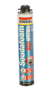 Пена профессиональная SOUDAL Макси Арктика пистолетная зимняя (-25) 870 мл  (12шт) 121625