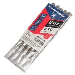 Сверло по металлу  9,0 x125 мм, HSS-R RENNBOHR BASIC PROM (5шт/уп) 461090