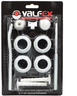 Комплект для монтажа  радиаторов с 2-мя кронштейнами  1/2" VALFEX (40)  AD-1002 1/2