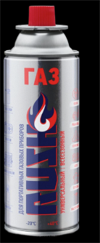 RU-H403 Газ унив. для портативных газ. приборов, 520 мл (12шт/уп) RU-H403