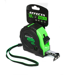 Рулетка  10мх25мм Fomeron "EFFECTA  BASIC" 3S 3 стопа с магнитом(6шт/уп) 571025S