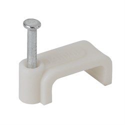 SP-8 Скоба 8мм плоская пластиковая ЭРА (50шт/уп) Б0038907