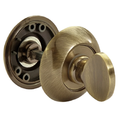 Завертка сантехническая,цвет-антич.бронза на круг.основе RAP WC АВ.Rucetti 9008780