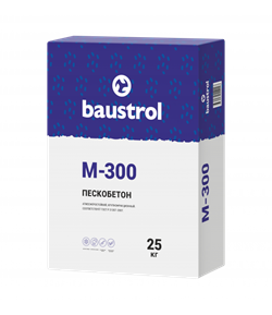 Пескоцемент М 300 25кг Baustrol  (48шт/п) 00000003