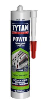 Герметик TYTAN Prof POWER гибридный серый 300 мл (12шт) 41644 - фото 68385
