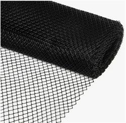 Сетка садовая пластиковая шестигранник  20*20,черная УлПолимерЗавод (10м/рул) 1,5м (3,0кг/рул 00-00000173