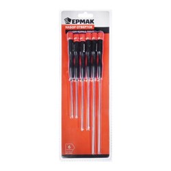 Набор отверток 6 предметов ЕРМАК  для точных работ  651-058