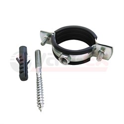 Хомут (РМ) оцинк.с резин. уплотнением VALFEX   3/4" (26-30) (в компл. шпилька М8*80 и дюбель) (120) 45WR-28-М (45WR-28-R)