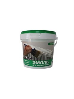 Эмаль акриловая "ЭМАЛЬЕР" для радиаторов  п/глянцевая 0.4 кг (12шт/уп) 4673751850215
